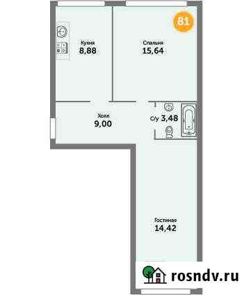 2-комнатная квартира, 53 м², 3/9 эт. на продажу в Зеленоградске Зеленоградск