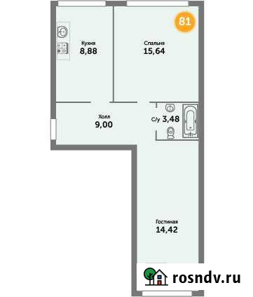 2-комнатная квартира, 53 м², 3/9 эт. на продажу в Зеленоградске Зеленоградск - изображение 1