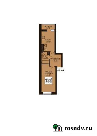 1-комнатная квартира, 39 м², 5/6 эт. на продажу в Кохме Кохма - изображение 1