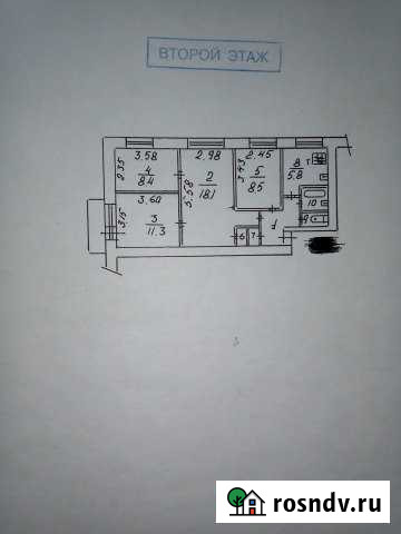 4-комнатная квартира, 62 м², 2/5 эт. на продажу в Вологде Вологда - изображение 1