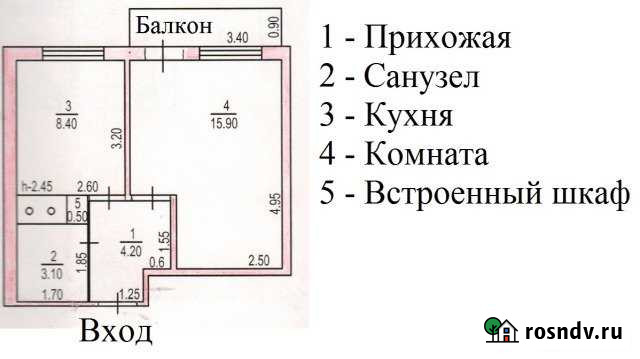1-комнатная квартира, 35 м², 2/3 эт. на продажу в Верхней Хаве Верхняя Хава - изображение 1
