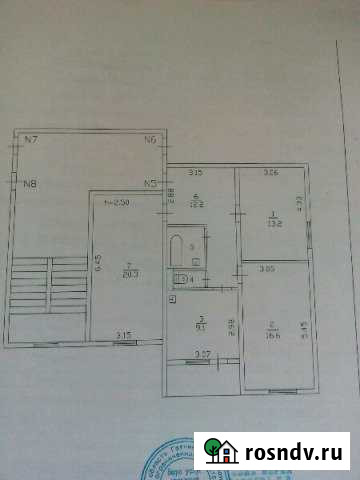 3-комнатная квартира, 77 м², 2/2 эт. на продажу в Сиверском Сиверский - изображение 1