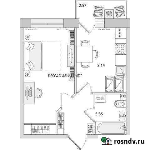 1-комнатная квартира, 31 м², 23/24 эт. на продажу в Санкт-Петербурге Санкт-Петербург