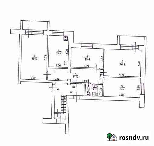 4-комнатная квартира, 82 м², 1/3 эт. на продажу в Костерево Костерево