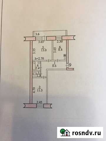 2-комнатная квартира, 45 м², 1/2 эт. на продажу в Николаевке Еврейской АО Николаевка - изображение 1