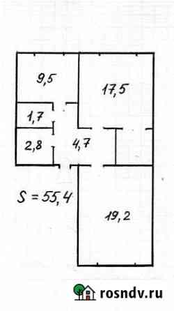 2-комнатная квартира, 55 м², 2/3 эт. на продажу в Медногорске Медногорск