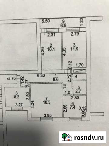4-комнатная квартира, 67 м², 2/9 эт. на продажу в Новочеркасске Новочеркасск - изображение 1