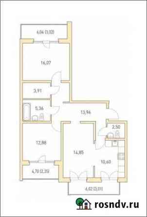 3-комнатная квартира, 88 м², 2/4 эт. на продажу в Кузьмоловском Кузьмоловский