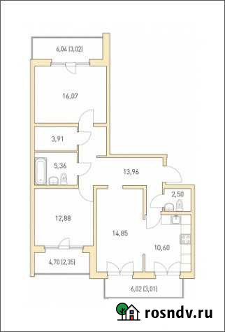 3-комнатная квартира, 88 м², 2/4 эт. на продажу в Кузьмоловском Кузьмоловский - изображение 1
