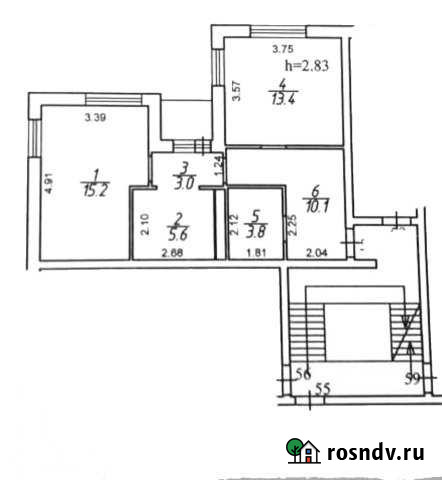 2-комнатная квартира, 51 м², 2/3 эт. на продажу в Балабаново Балабаново - изображение 1