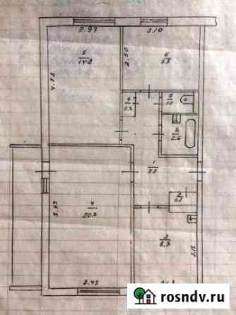 3-комнатная квартира, 64 м², 5/5 эт. на продажу в Славгороде Славгород