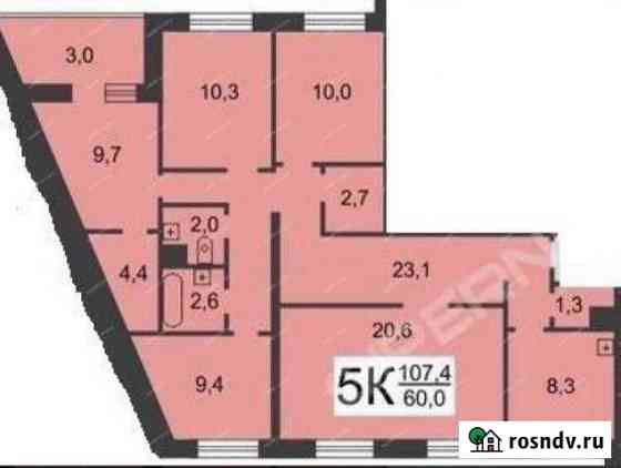 5-комнатная квартира, 107 м², 3/12 эт. на продажу в Нижнем Новгороде Нижний Новгород