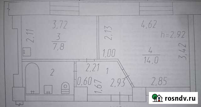 1-комнатная квартира, 31 м², 1/3 эт. на продажу в Осинниках Осинники - изображение 1