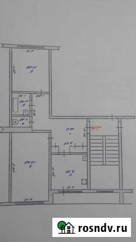 2-комнатная квартира, 56 м², 5/5 эт. на продажу в Шумерле Шумерля - изображение 1