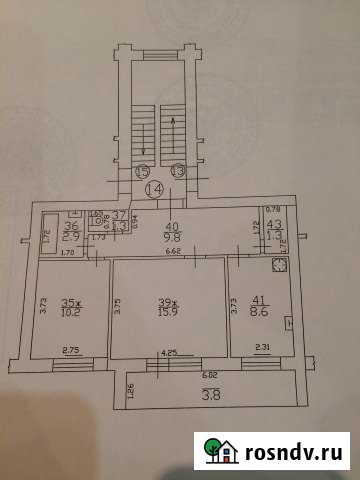 2-комнатная квартира, 53 м², 2/3 эт. на продажу в Озерске Калининградской области Озерск - изображение 1