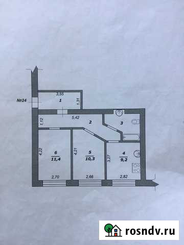 2-комнатная квартира, 48 м², 1/2 эт. на продажу в Строителе Белгородской области Строитель - изображение 1
