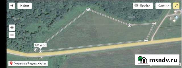 Участок СНТ, ДНП 250 сот. на продажу в Баговской Баговская - изображение 1