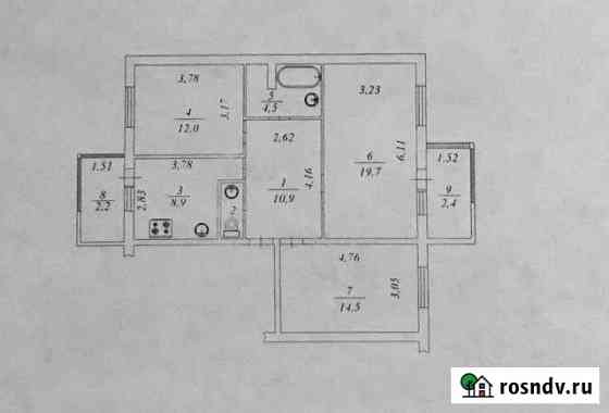 3-комнатная квартира, 72 м², 1/3 эт. на продажу в Пурпе Пурпе