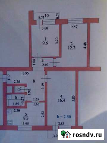 3-комнатная квартира, 62 м², 3/3 эт. на продажу в Хомутовке Хомутовка - изображение 1