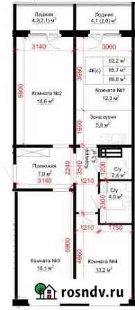 4-комнатная квартира, 89 м², 10/16 эт. на продажу в Барнауле Барнаул