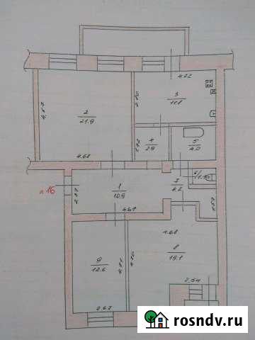 3-комнатная квартира, 90 м², 3/5 эт. на продажу в Нижней Мактаме Нижняя Мактама - изображение 1