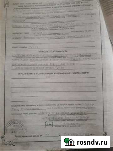 Участок СНТ, ДНП 760 сот. на продажу в Елово Елово - изображение 1