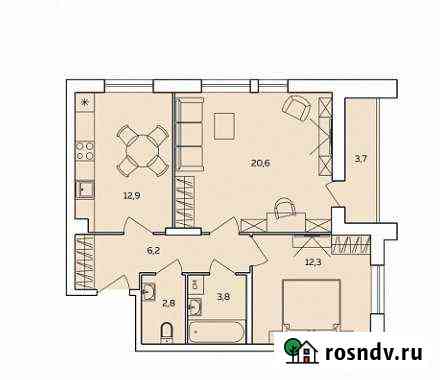 2-комнатная квартира, 62 м², 5/18 эт. на продажу в Пензе Пенза
