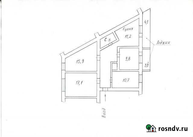 4-комнатная квартира, 83 м², 4/5 эт. на продажу в Гусе-Хрустальном Гусь-Хрустальный - изображение 1