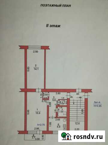 2-комнатная квартира, 44 м², 2/2 эт. на продажу в Отрадной Отрадная - изображение 1