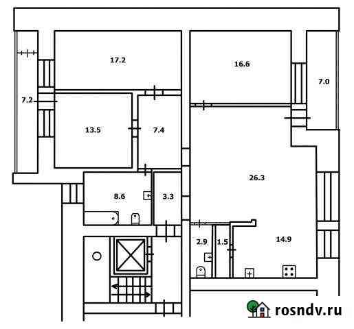 4-комнатная квартира, 126 м², 9/9 эт. на продажу в Кстово Кстово