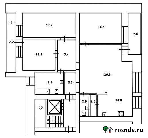 4-комнатная квартира, 126 м², 9/9 эт. на продажу в Кстово Кстово - изображение 1
