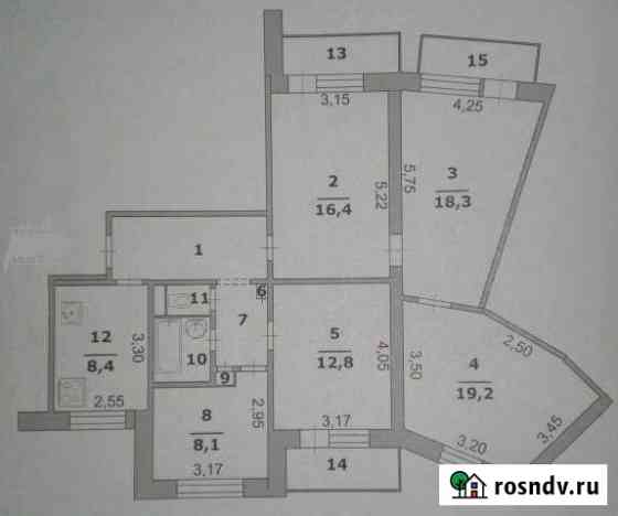 5-комнатная квартира, 100 м², 6/9 эт. на продажу в Белгороде Белгород