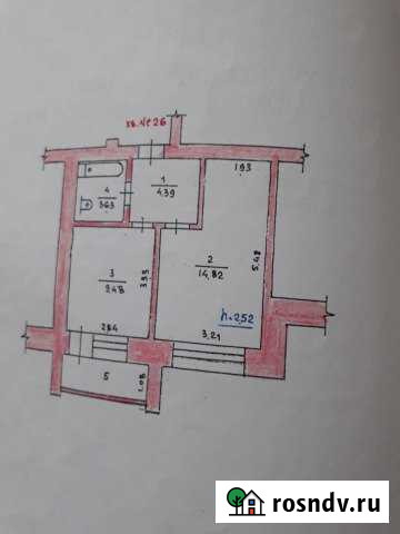 1-комнатная квартира, 33 м², 3/4 эт. на продажу в Вурнарах Вурнары - изображение 1