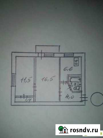 2-комнатная квартира, 46 м², 5/5 эт. в аренду на длительный срок в Инкермане Инкерман - изображение 1