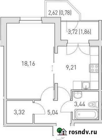 1-комнатная квартира, 45 м², 4/4 эт. на продажу в Кузьмоловском Кузьмоловский