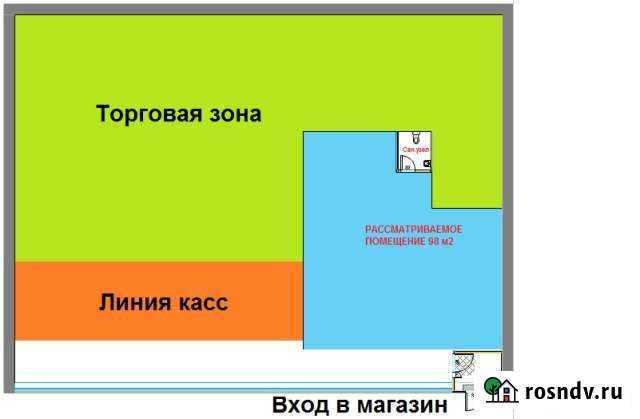 Помещение свободного назначения, 80 кв.м. Рославль - изображение 1