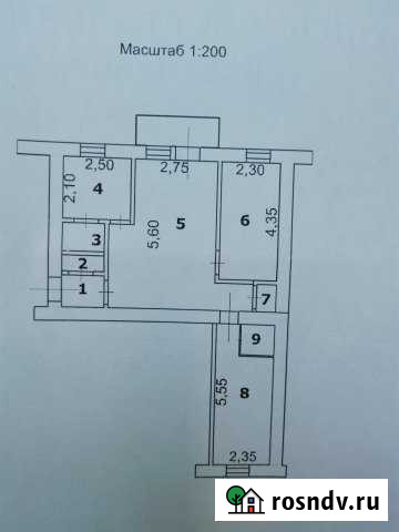 3-комнатная квартира, 54 м², 4/4 эт. на продажу в Губкине Губкин - изображение 1