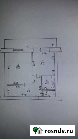 1-комнатная квартира, 40 м², 2/3 эт. на продажу в Спасск-Рязанском Спасск-Рязанский - изображение 1