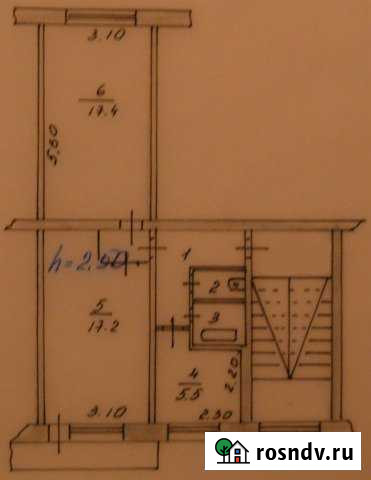 2-комнатная квартира, 49 м², 3/5 эт. на продажу в Бородино Бородино - изображение 1
