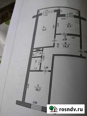 2-комнатная квартира, 55 м², 2/5 эт. на продажу в Чкаловске Чкаловск - изображение 1