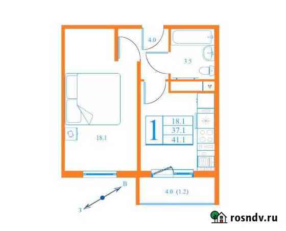 1-комнатная квартира, 41 м², 11/17 эт. на продажу в Дмитрове Дмитров