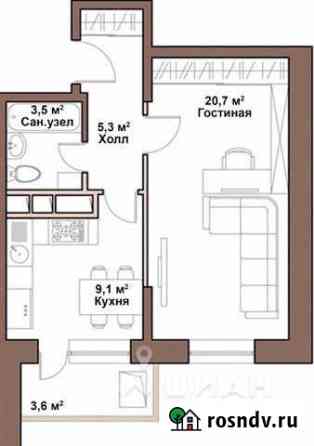 1-комнатная квартира, 40 м², 2/14 эт. на продажу в Солнечногорске Солнечногорск