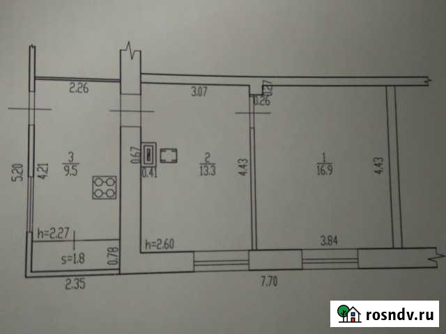 2-комнатная квартира, 39 м², 1/1 эт. на продажу в Унече Унеча - изображение 1