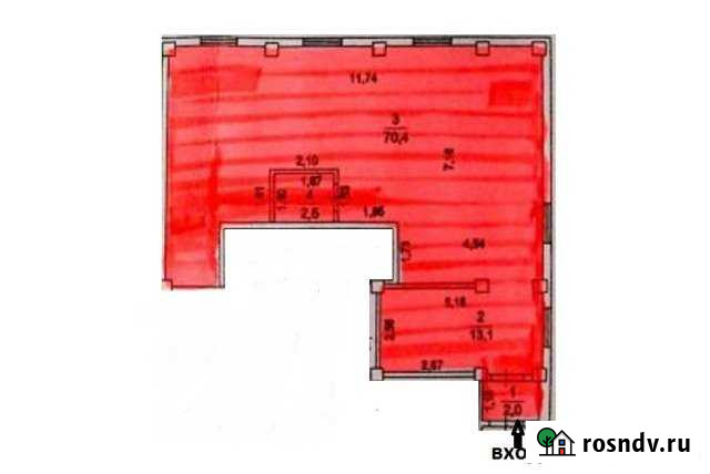 Помещение свободного назначения, 88 кв.м. Ивантеевка - изображение 1