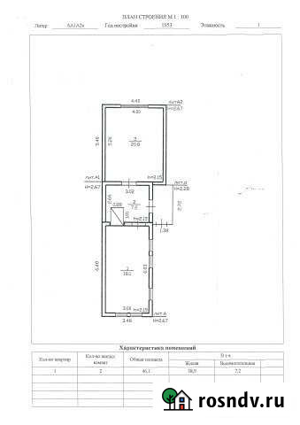 Дом 46.1 м² на участке 4 сот. на продажу в Барабинске Барабинск - изображение 1