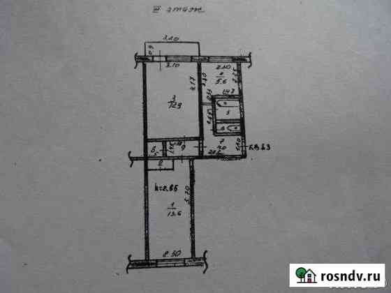 2-комнатная квартира, 45 м², 3/5 эт. в аренду на длительный срок в Емельяново Емельяново