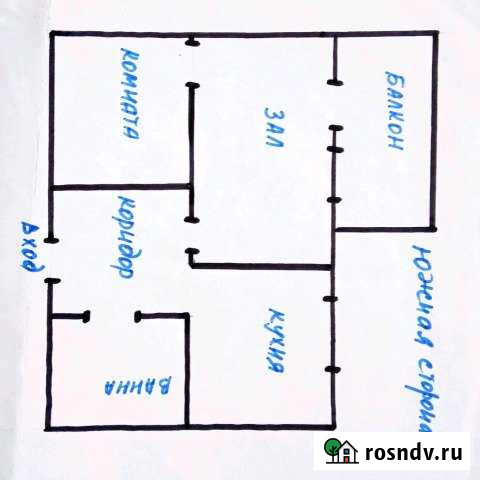 1-комнатная квартира, 32 м², 1/5 эт. на продажу в Дубовке Тульской области Дубовка - изображение 1