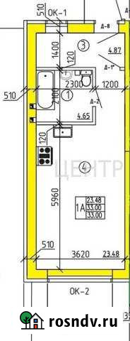Квартира-студия, 33 м², 1/3 эт. на продажу в Череповце Череповец - изображение 1