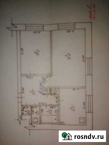 2-комнатная квартира, 43 м², 1/2 эт. на продажу в Рамешках Рамешки - изображение 1