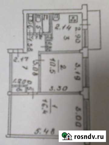 2-комнатная квартира, 46 м², 3/5 эт. на продажу в Северном Республики Коми Северный - изображение 1